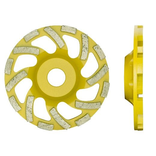 ELMAG DiaProfi-Schleiftopf PREMIUM-ABRASIV Ø125mm, Bohrung: 22,2mm (Estrich, abrasive Materialien), 62293