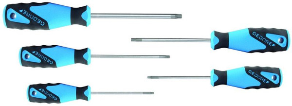 GEDORE 3K-Schraubendreher-Satz 5-teilig TX Stift T10-T30, 1616617