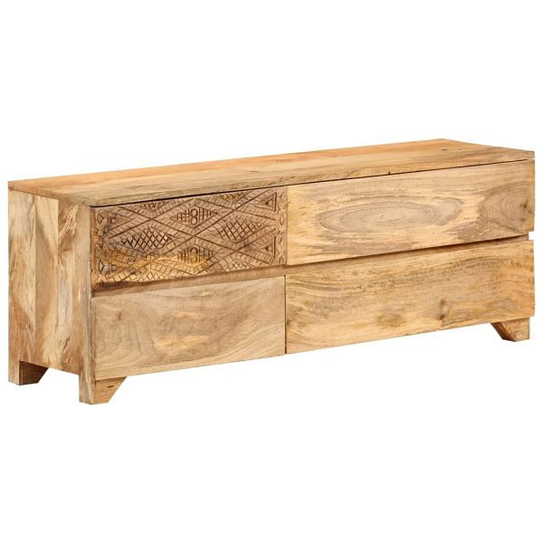 vidaXL TV-Schrank Massivholz Mango 110x30x40 cm, 246144