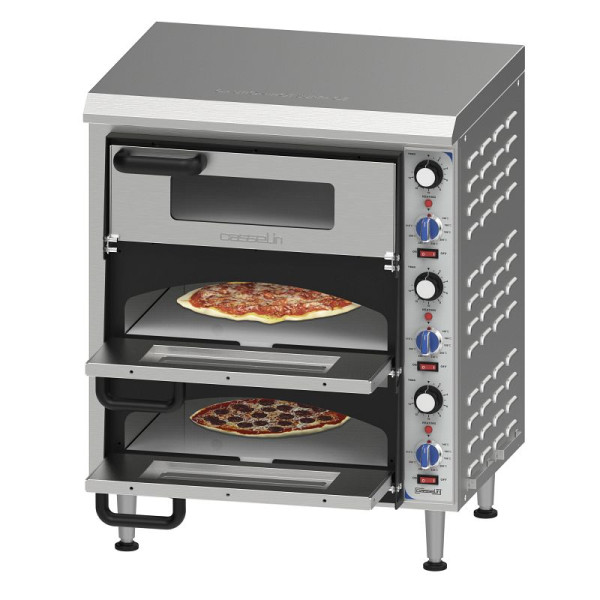Casselin Elektrischer Pizzaofen 3 Kammern 35 cm, CFRPE335