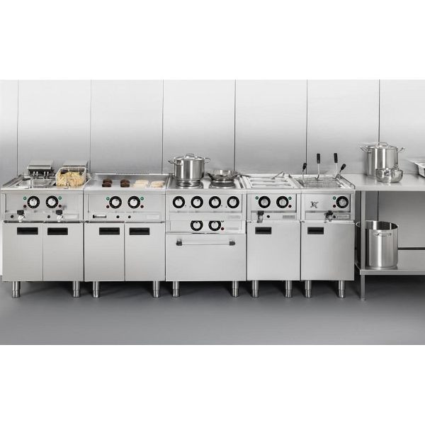 Buffalo Gerippte Elektro-Grillplatte der 600-Serie, 400 mm, CU474