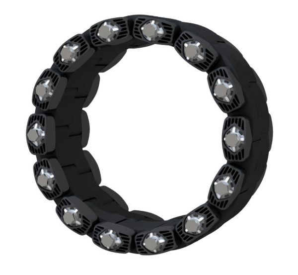 Hauff Gliederkette modulare Rohrdichtung, Anzahl Segmente: 1, Typ: GKD410, 3030366579