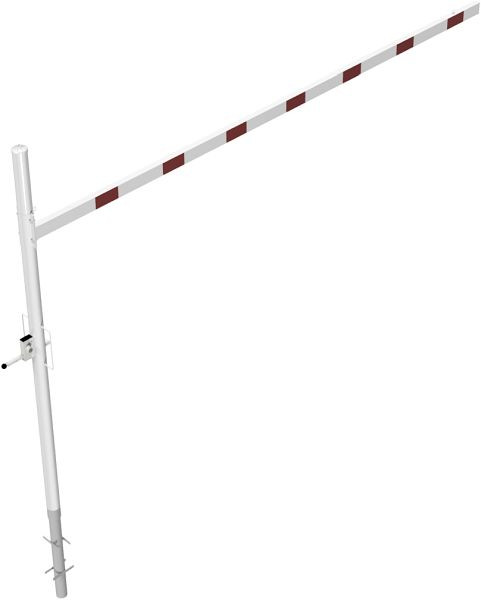 Schake Höhenbegrenzer drehbar zum Einbetonieren, Querrohrlänge: 4500 mm, mit Dreikantverschluss, zum Einbetonieren, 417_451FB