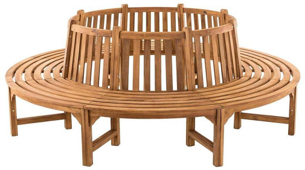 CLP Baumbank Novum rund 250 cm, teak, 111579485, 4251152677640