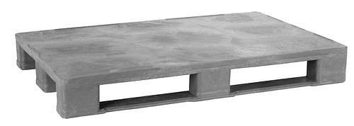 DENIOS Schwerlastpalette, aus PE-RE, 800 x 1200 x 150 mm, 3 Kufen, VE: 5 Stück, 312650
