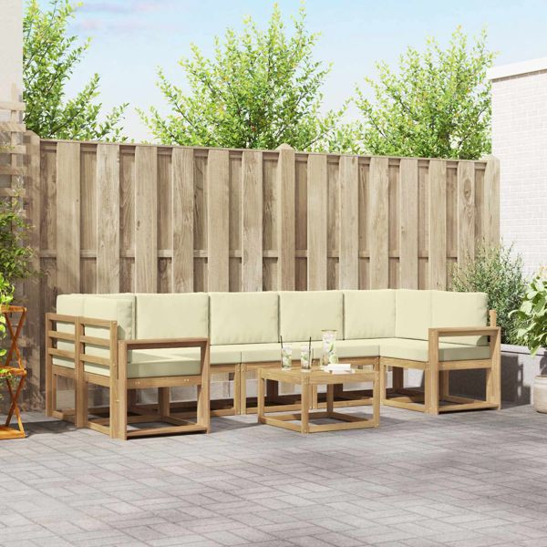 vidaXL Outdoor-Sofagarnitur 6-teilig, 3387389, 8721288778970