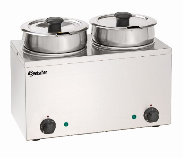 Bartscher Bain Marie Hotpot, 2x Topf, 3,5 l, 606035, 4015613520650