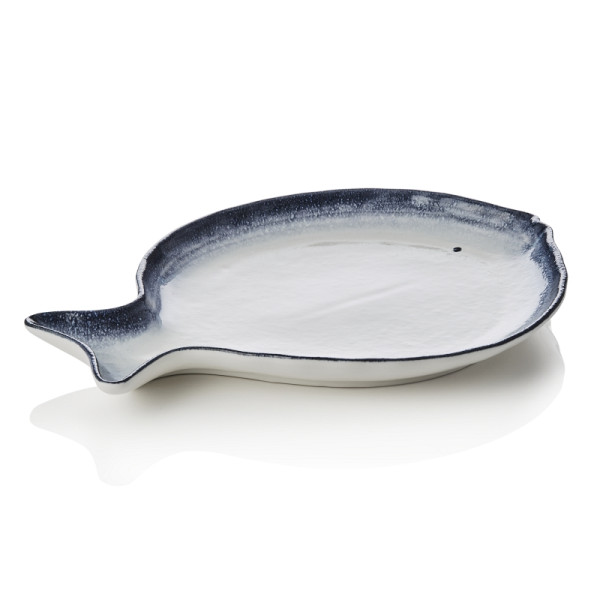 WAS Fischteller Set, 35 x 26 x 3 cm, VE: 3 Stück, Porzellan, 4852035