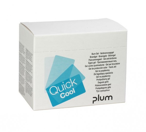 Plum QuickCool Verbrennungsgel - Box mit 18 Päckchen mit schmerzlinderndem Gel, 5150