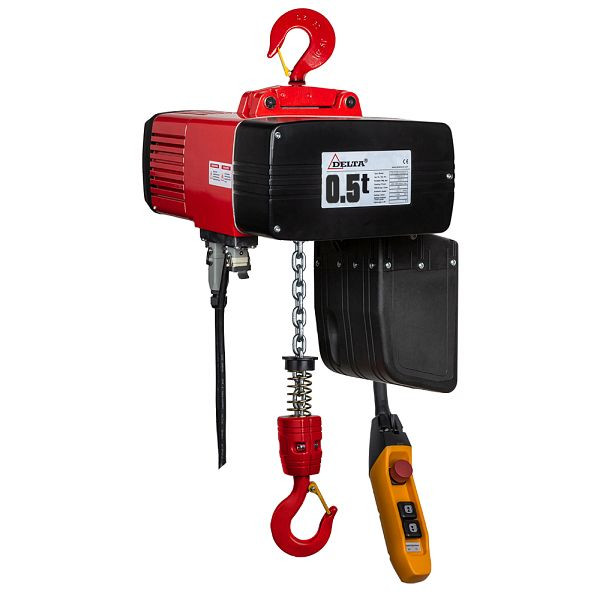 DELTA Premium Elektrischer Kettenzug Typ DEH 400V, 8/2m/min 1-Strang, 0,5t mit 3m Hubhöhe, DH.0.DEH.00503.03