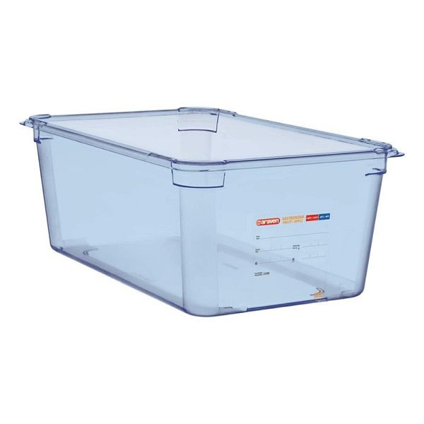 Araven GN1/1 Lebensmittelbehälter blau 200mm, luftdicht, GP591
