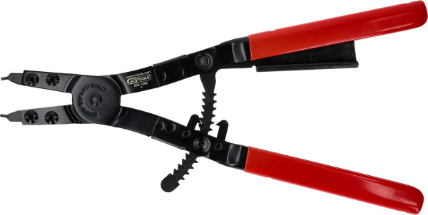 KS Tools Innen-Sicherungszange mit auswechselbaren Spitzen, 500.1302