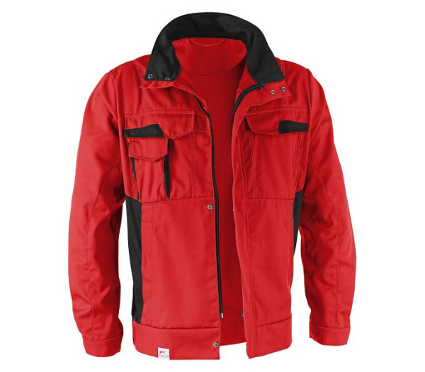 Kübler VITA mix Jacke, Farbe: mittelrot/schwarz, Größe: S, 1L45 5365-5599-S