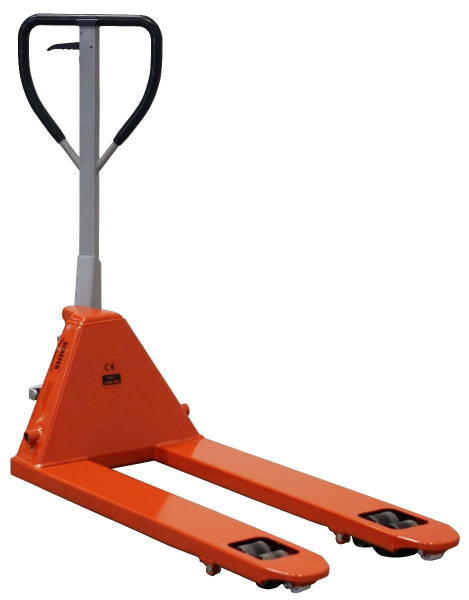 Schefer Gabelhubwagen 2500 kg - 1150 mm PREMIUM mit Schnellhub bis 200 kg, Lenkräder: 200x50 mm Polyurethan, Gabelrollen: PU einfach 80x93 mm, 1101060PSPQ