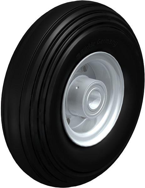 Blickle V 256/25-75K Rad aus Vollgummi, Schwarz, 492835