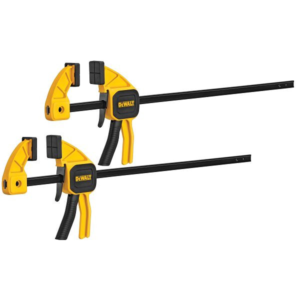 DeWalt Einhandzwinge Medium 300mm 12IN 2er Pack 45kg Spannkraft, DWHT0-83158
