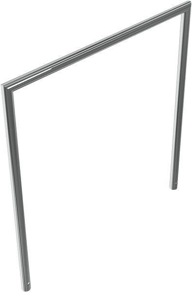 Schake Edelstahlrohrbügel Ø 48 mm, Gesamtbreite 1200 mm, 449_88