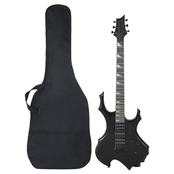 vidaXL E-Gitarre für Anfänger mit Tasche Schwarz 4/4 39", 70187