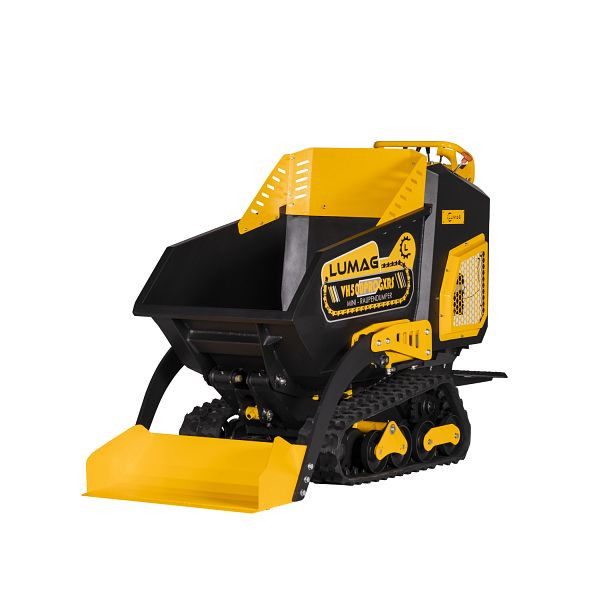 LUMAG Vollhydraulischer Minidumper mit Kettenantrieb, Vollausstattung Diesel, VH500PRODRS