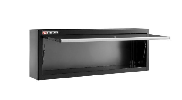 Facom JLS3 DOPPELAUFSATZSCHRANK GESCHLOSSENE TRUHE SCHWARZ, JLS3-CHDPPBS