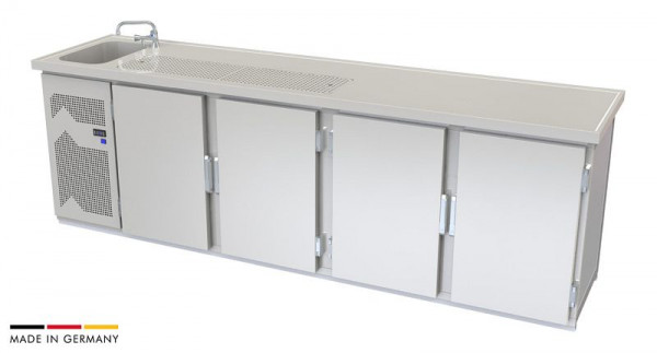 hefa Theke Ambio 29/1L-TTTT, Abmaße: 950 x 2.900 x 650/700 mm, Ambio 29/1L-TTTT