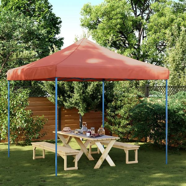 vidaXL Partyzelt Faltbar Pop-Up Terrakottarot 292x292x315 cm, 4004919