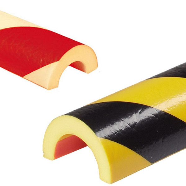 Stein HGS Rohrschutz -Protect- Knuffi®, extrem abriebfest, Bogen 50/70 mm, rot/weiß, für Rohr Ø von 40-60 mm, dc10119