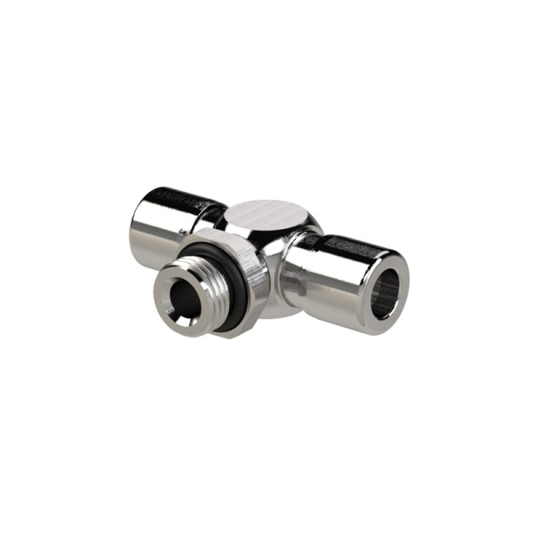 Riegler T-Steckverschraubung »NonPlusUltra«, drehbar, G 3/8, Ø 8mm, VE: 10 Stück, 131587
