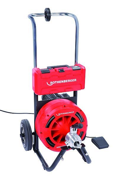 Rothenberger Rohrreinigungsmaschine RODRUM M 13 mit Werkzeugset 16 mm, EU, 1000001711