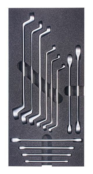 SW-Stahl Werkstattwagensortiment, Doppelringschlüssel, E-Profil, 12-teilig, Z3013-37