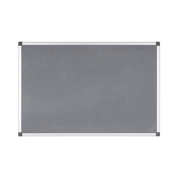 Bi-Office Maya Filztafel Grau mit Aluminiumrahmen 300x120cm, FA9442170