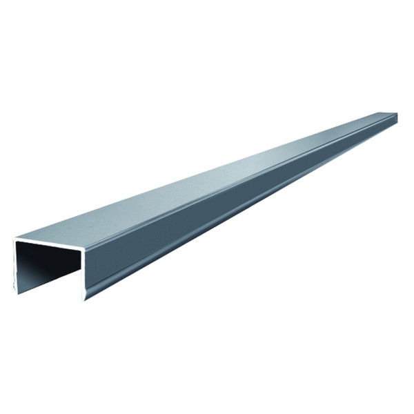 T&J SHANGHAI-Serie Alu-Abschlussprofil, 180 cm, für WPC-Bretterzaun, 40 x 43 mm, 44962