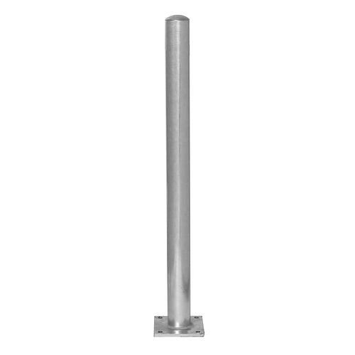 Schake Absperrpfosten Stahl, feuerverzinkt, zum Aufdübeln, Höhe 1000 mm, ∅: 90 mm, 310828