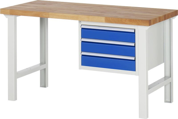 RAU Werkbank Serie 7000 - Modell 7127, B1500 x T700 x H840 mm, 13-7127A1-157B4S.11