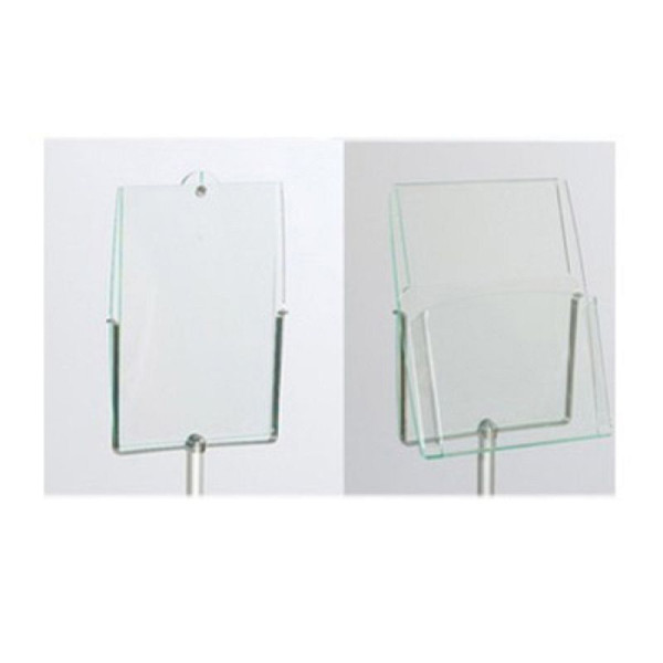 Stein HGS Aufsatz für Gurtleitsystem -Stopper-, -Stopbag- Acrylglas Prospekttasche, ohne Haltebügel, (und somit nur als Ersatzteil), 11873-11881