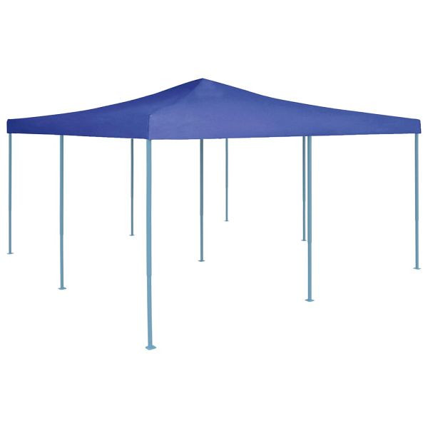 vidaXL Faltpavillon 5x5 m Blau, Abmessungen: 496 x 496 x 315 cm (L x B x H), 48901