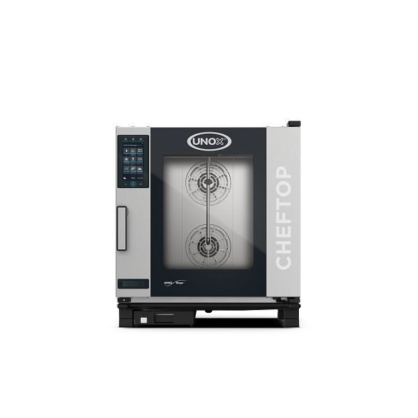UNOX CHEFTOP MIND.Maps PLUS Professioneller Countertop-Ofen 7 Einschübe GN 1/1 Elektrisch Türöffnung links, XEVC-0711-EPLM
