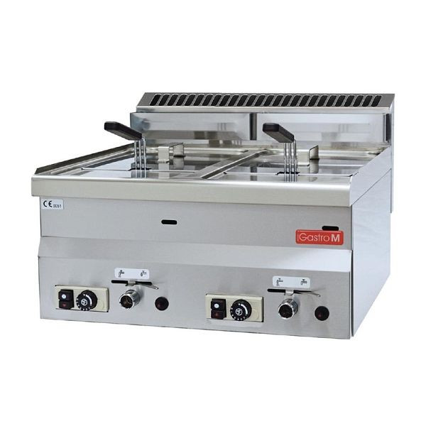 Gastro M Gasdoppelfritteuse 60/60FRG 2 x 8L, 13,6 kW, Erdgas, 600-Serie, GL907
