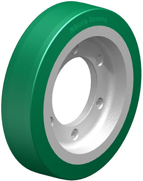 Blickle GSTA 404/6 Rad aus Blickle Softhane®, Grün, 754390