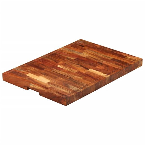 vidaXL Schneidebrett 60x42x4 cm Massivholz Akazie, 376055