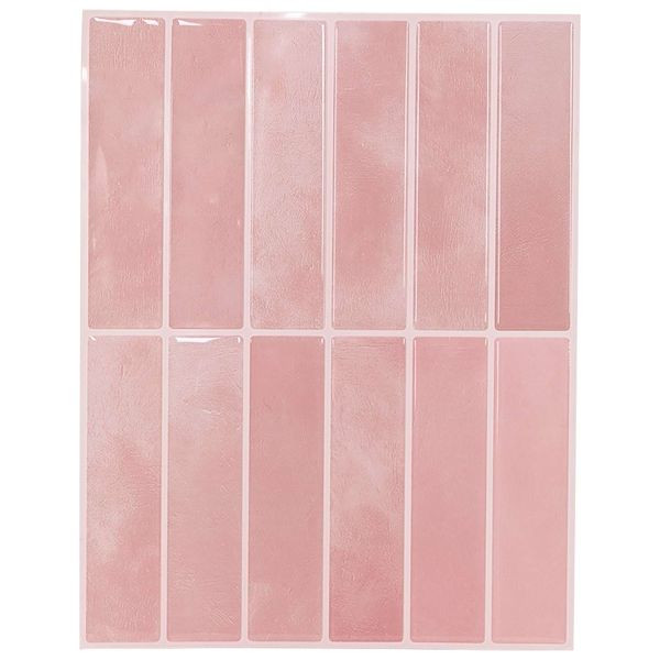 vidaXL Rechteckige Fliese 50-teilig Rosa 29 x 23 x 0,08 cm, 42046164