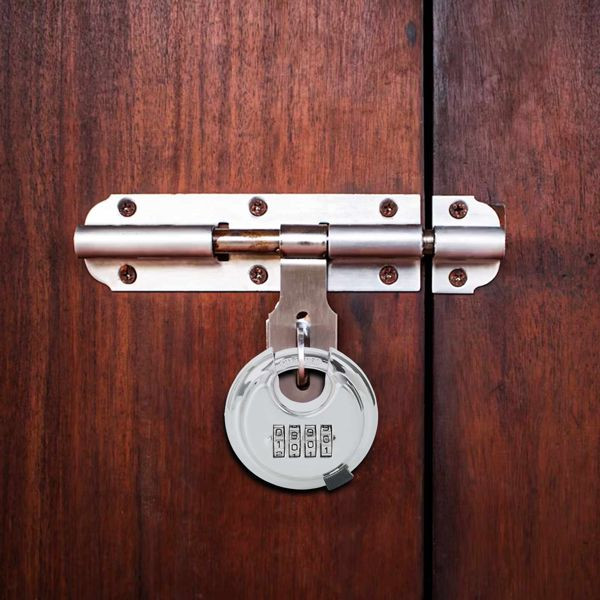 vidaXL Diskusschlösser mit Schlüsseln 12-teilig Silber 7 x 2,3 x 7 cm, 42020758