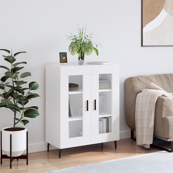 vidaXL Sideboard Weiß 69,5x34x90 cm Holzwerkstoff, 827804