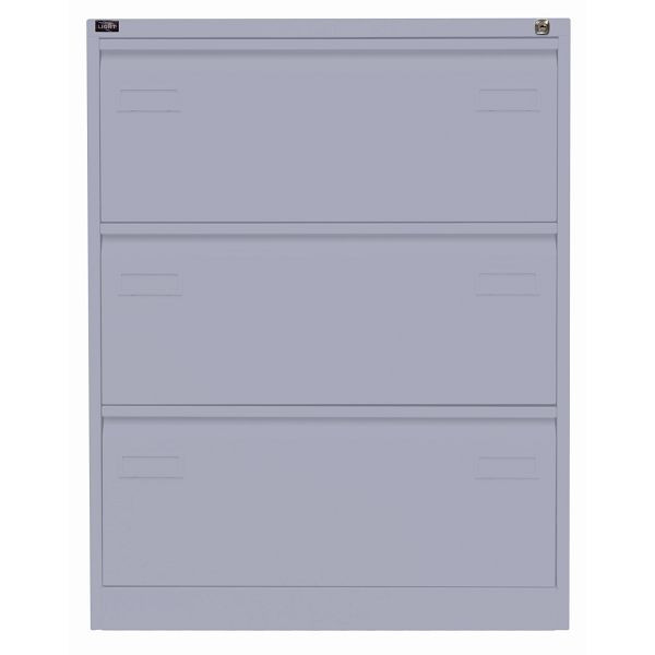 Bisley LIGHT Hängeregistraturschrank LIGHT, doppelbahnig, 3 HR-Schubladen, 656 lilac, CDF3656