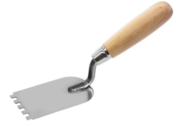 TECTOOL Gipserspachtel E8, rostfrei, Holz, 80mm, 18128