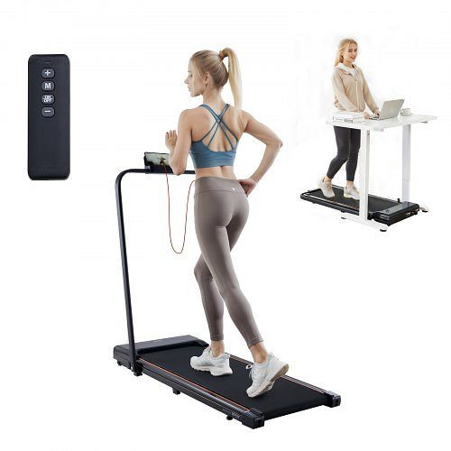 VEVOR Laufband Elektrisch Fitnessgerät Heimtrainer Griffstange 120kg 1-10km/h, EHYZBJBKPDDJNQ0TOV2