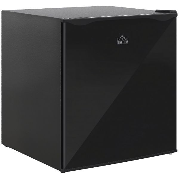 HOMCOM Mini-Gefrierschrank, 47L x 44,2B x 48,8H cm, Schwarz, 800-127V90BK, 4251774954037