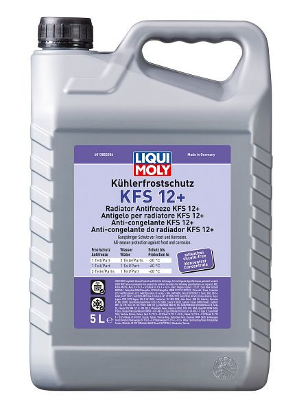 LIQUI MOLY Kühlerfrostschutz KFS 12+, Kanister Kunststoff, VE: 5 Liter, 21146