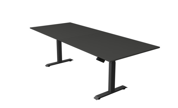 Kerkmann Steh-/Sitztisch Move 4 neu 250 x 100 cm Gestell anthrazit, Tischplatte anthrazit, 10081213