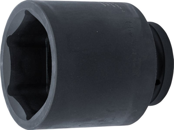 BGS Kraft-Steckschlüssel-Einsatz Sechskant, tief, Antrieb Innenvierkant 25 mm (1"), SW 90 mm, 5500-90